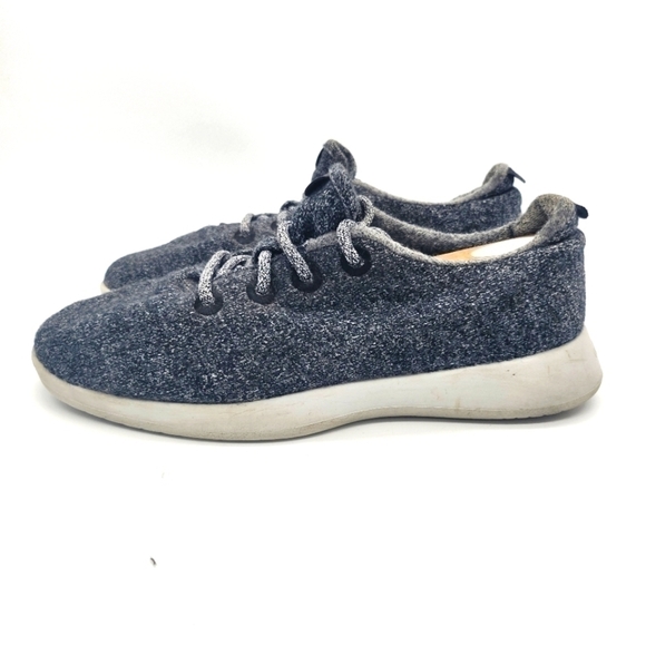 Allbirds Merino Wool Runners Lace Up Sneakers Shoes Mens Size 11 Natural Gray - Picture 1 of 16